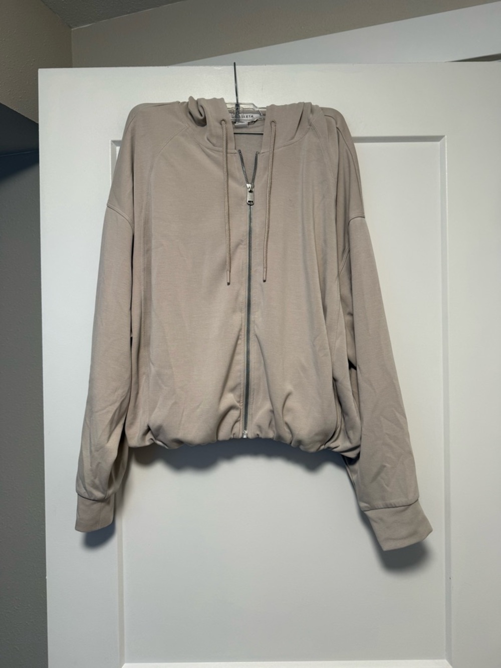 Athleta Seasoft Bubble Hem Full Zip size L